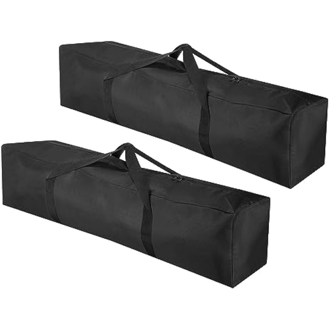 PATIKIL 39 Inch Camp Chair Replacement Bag 2 Pack - Nylon Folding Chair Carry Bags With Zippered Shoulder Strap for Beach, Camping, Travel - Black