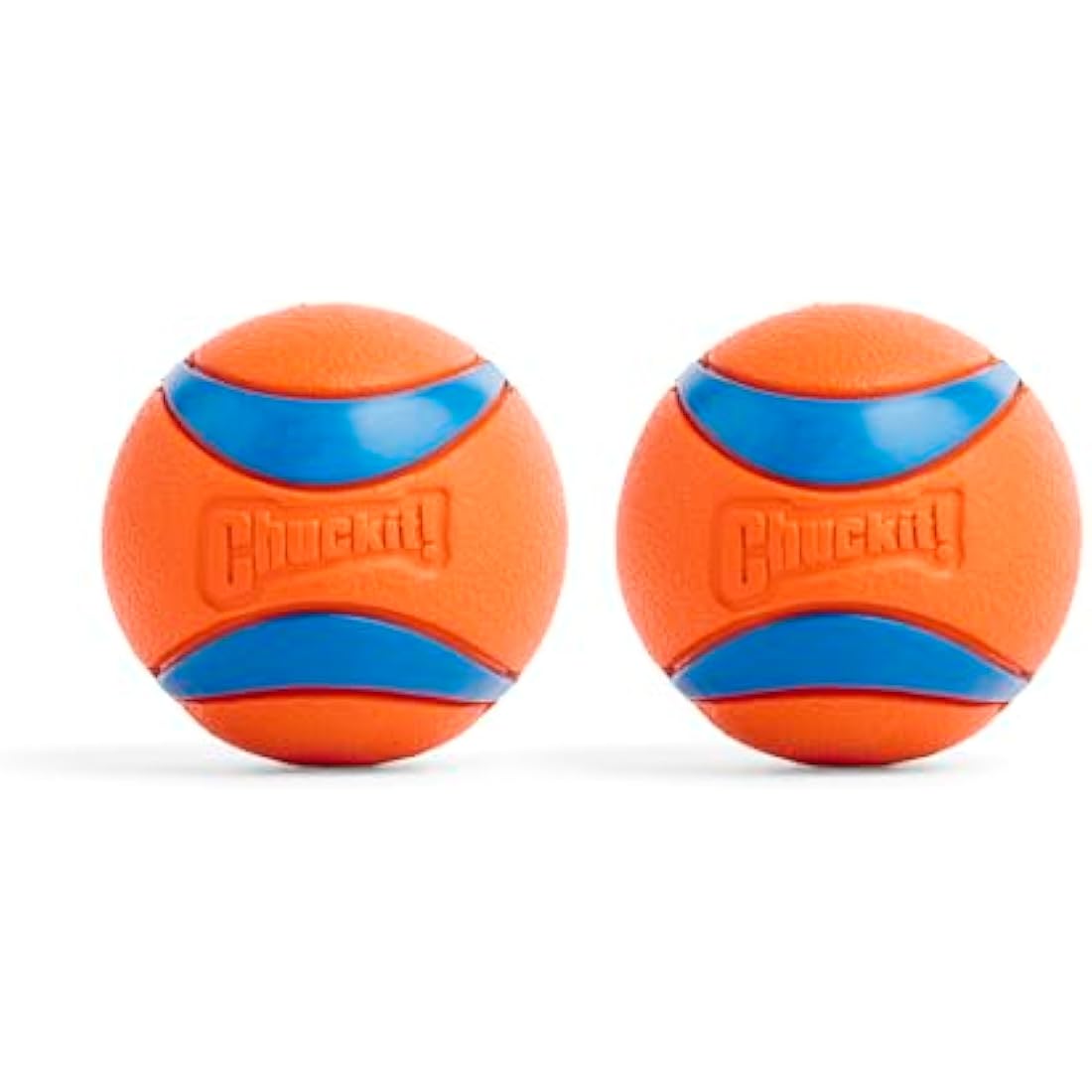 ChuckIt! Ultra Ball Dog Toy, Durable High Bounce Floating Rubber Dog Ball, Launcher Compatible Toy For Dogs, 2 Pack, Medium