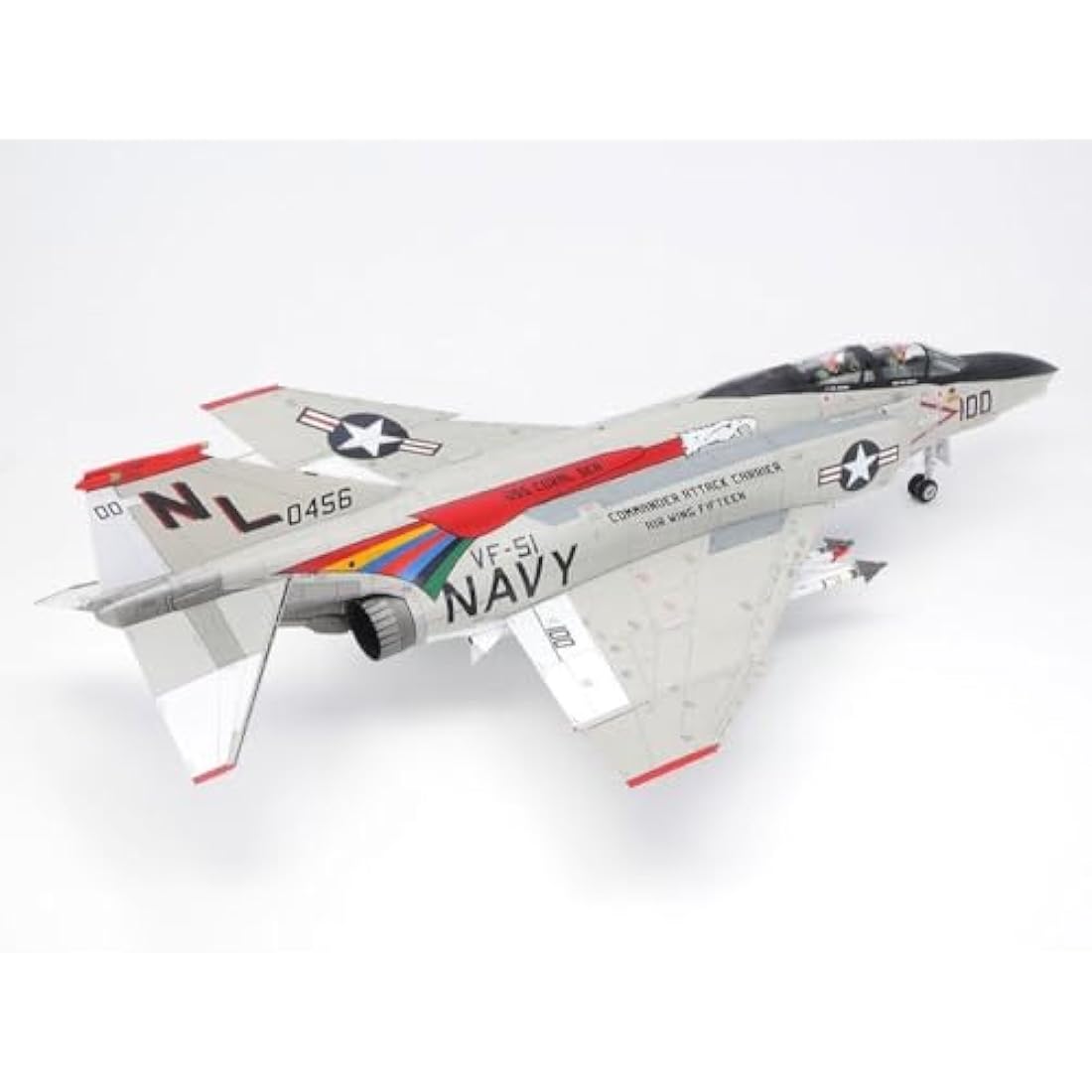 Tamiya 61121-000 Vehicle 61121 1:48 F-4B Phantom II Mcdonnell Douglas Faithful Replica, Model Building, Plastic Kit, Crafts, Hobby, Model Kit, Assembly, Unpainted