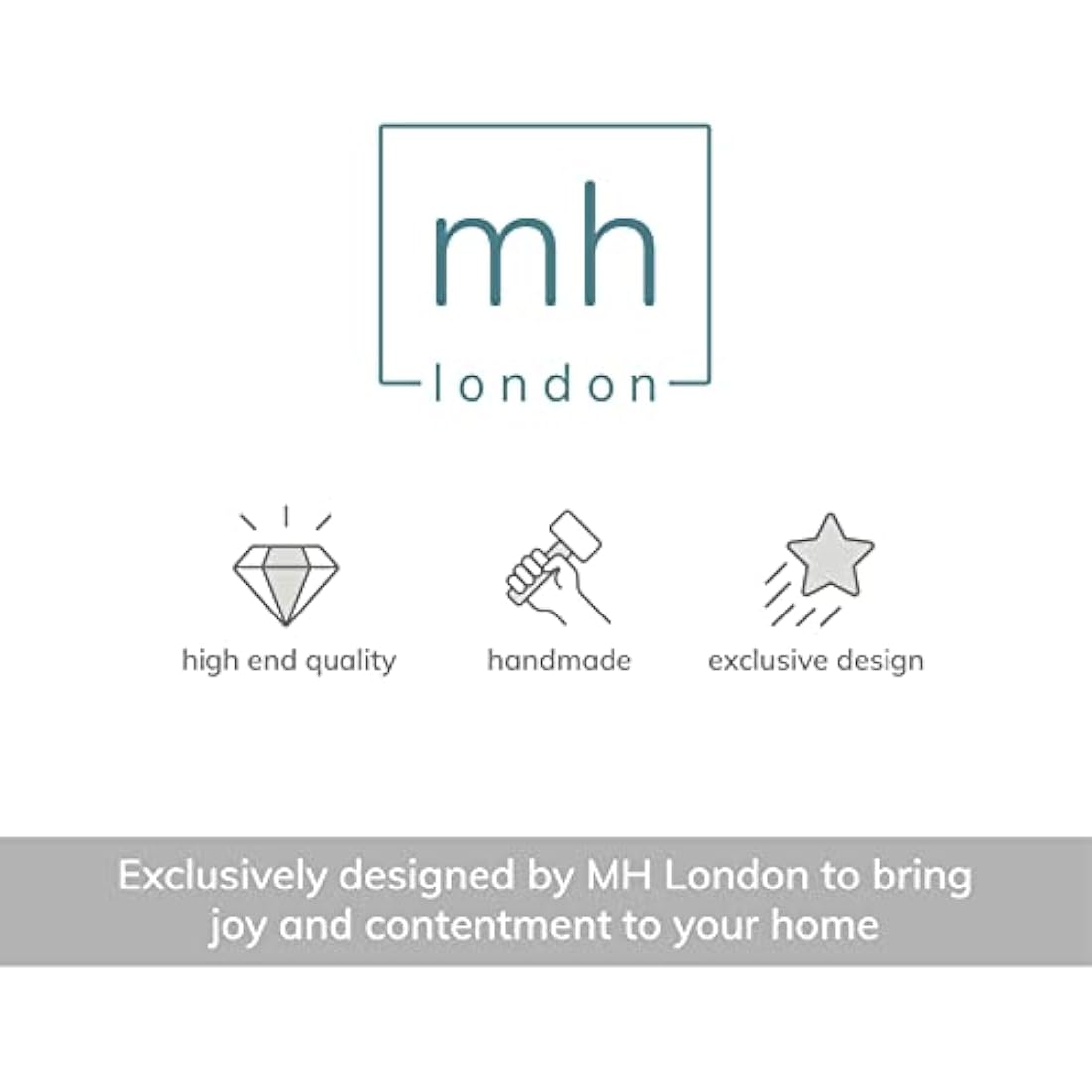 MH London Bond Triangle End Table - Exclusively Designed Small Side Table. Hand Crafted - Wooden Side Table - Contemporary Design for Small End Tables for Bedroom and Living Room