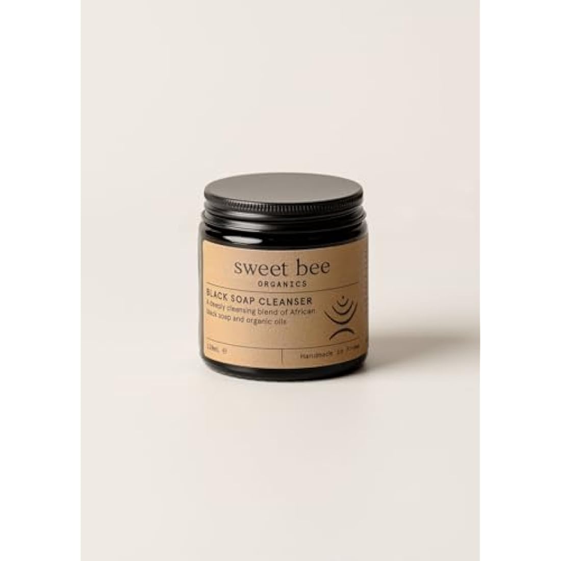Sweet Bee African Black Soap Face Wash - Clarifying Acne Face Wash for Clear & Radiant Skin - Deep Cleansing Face & Body Exfoliator for Even Skin Tone - Skin Sensitive Body Wash with Sweet Almond Oil