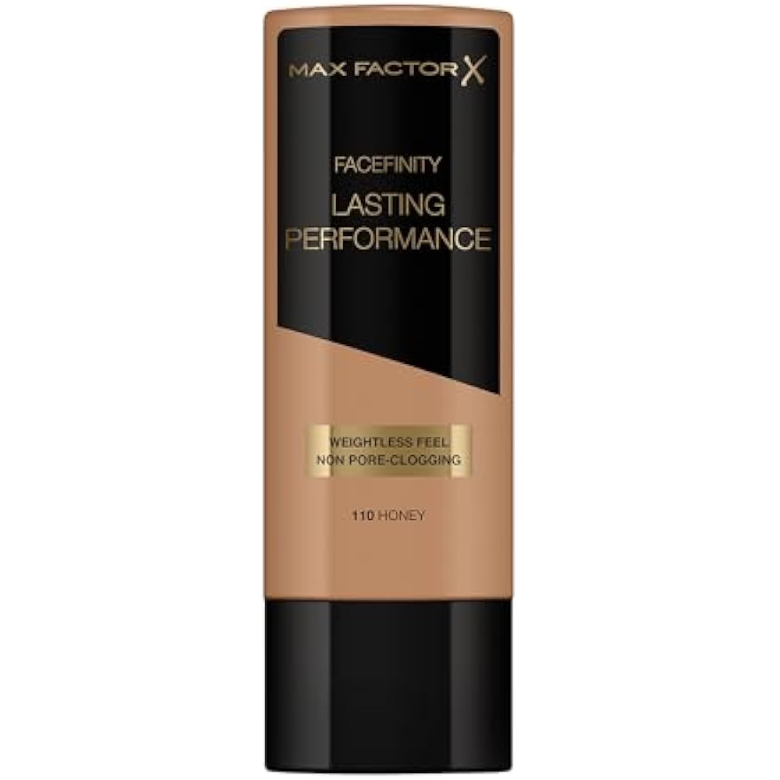 Max Factor Lasting Performance Liquid Foundation, 110 Honey, Full Coverage, Flawless and Radiant Finish, Lightweight Formula, Smudge Resistant, Non Pore-Clogging, Fragrance Free, 35ml