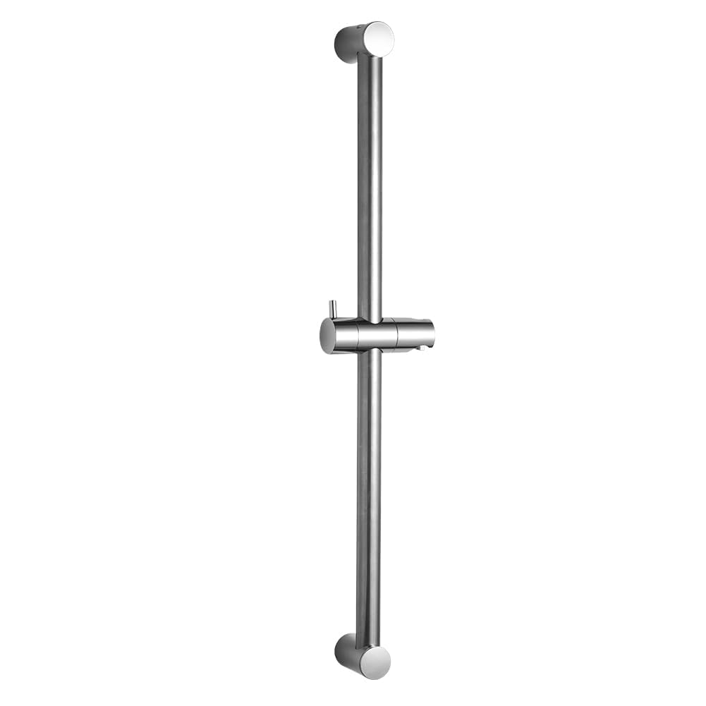 OFFO Shower Riser Rail, 82cm Segmented Wall Mounted Shower Rail Adjustable Distance 50 to 81cm with Handheld Shower Head Holder Replacement for