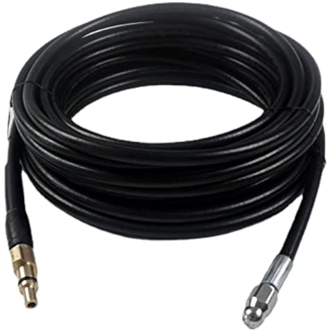 YUET 10M Pressure Washer Drain Pipe Cleaning Hose Cleaner Kit Wth Adapter, Flexible Tube Unblocker Sewer Jetter, Jet Nozzle Rotating for Karcher High Washers Replacement, Kärcher K2-K7 Series & LAVOR