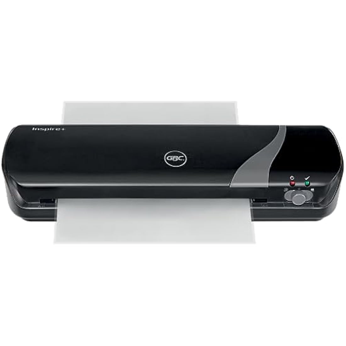 GBC Inspire+/Rexel 4-in-1 A4 Laminator Machine Set with Paper Cutter, Corner Rounder, 5 Laminating Pouches A4, Quick 4-Min Warm-Up time, Cold Lamination Setting, Ideal for Home/School, Black (4410035)