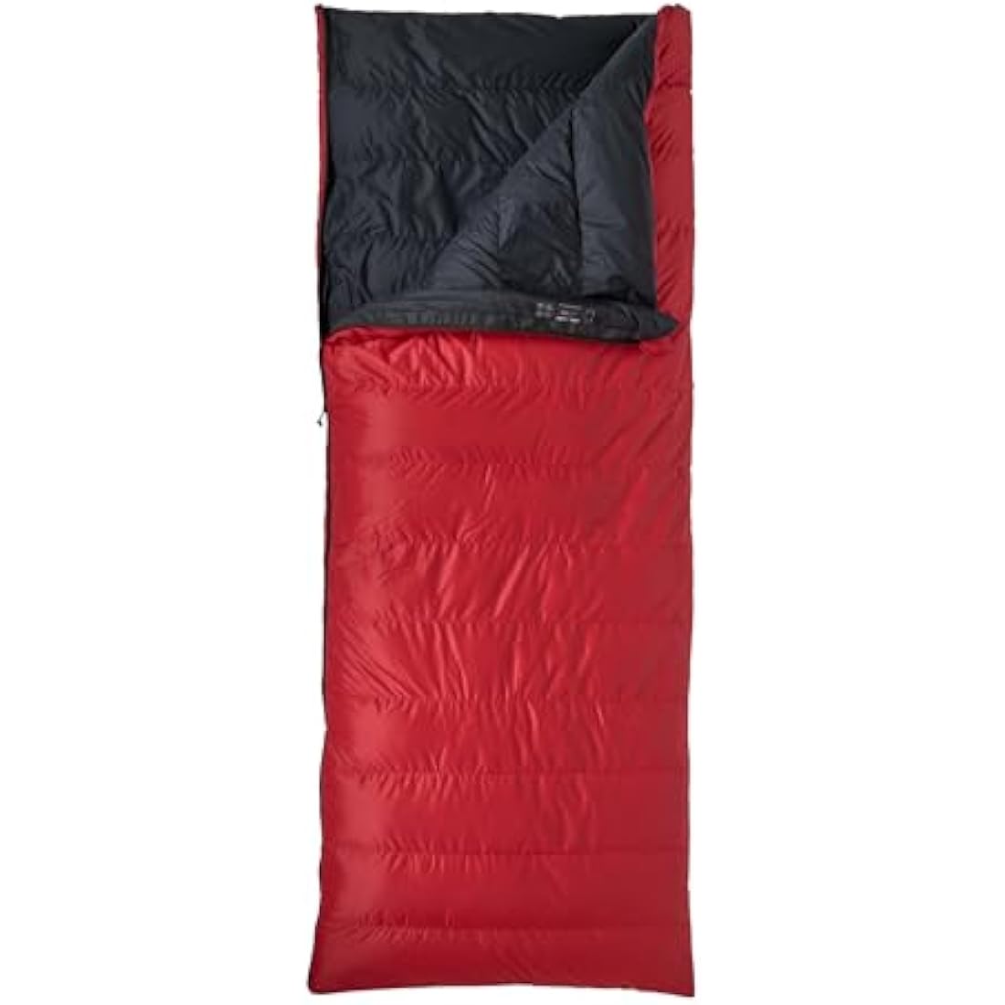 LOWLAND OUTDOOR Ranger Lite Down Sleeping Bag, Red, 210 x 80 cm