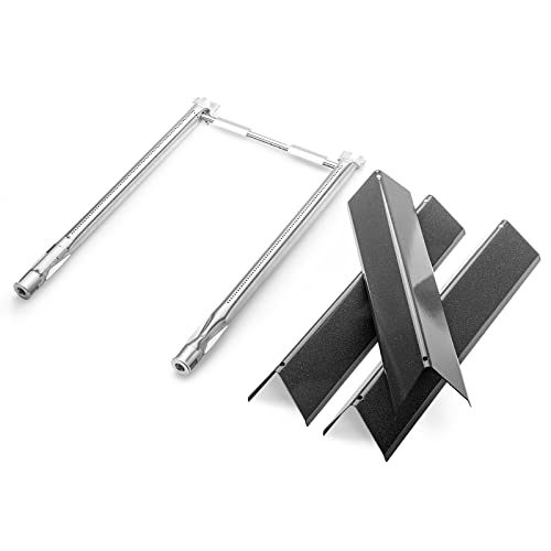 Spare Parts for Weber Spirit 200 with Front Control, Weber Spirit I & II E210, E220, S210, S220, 7635 Flavorizar Bars & 69785 Burner Barbecue