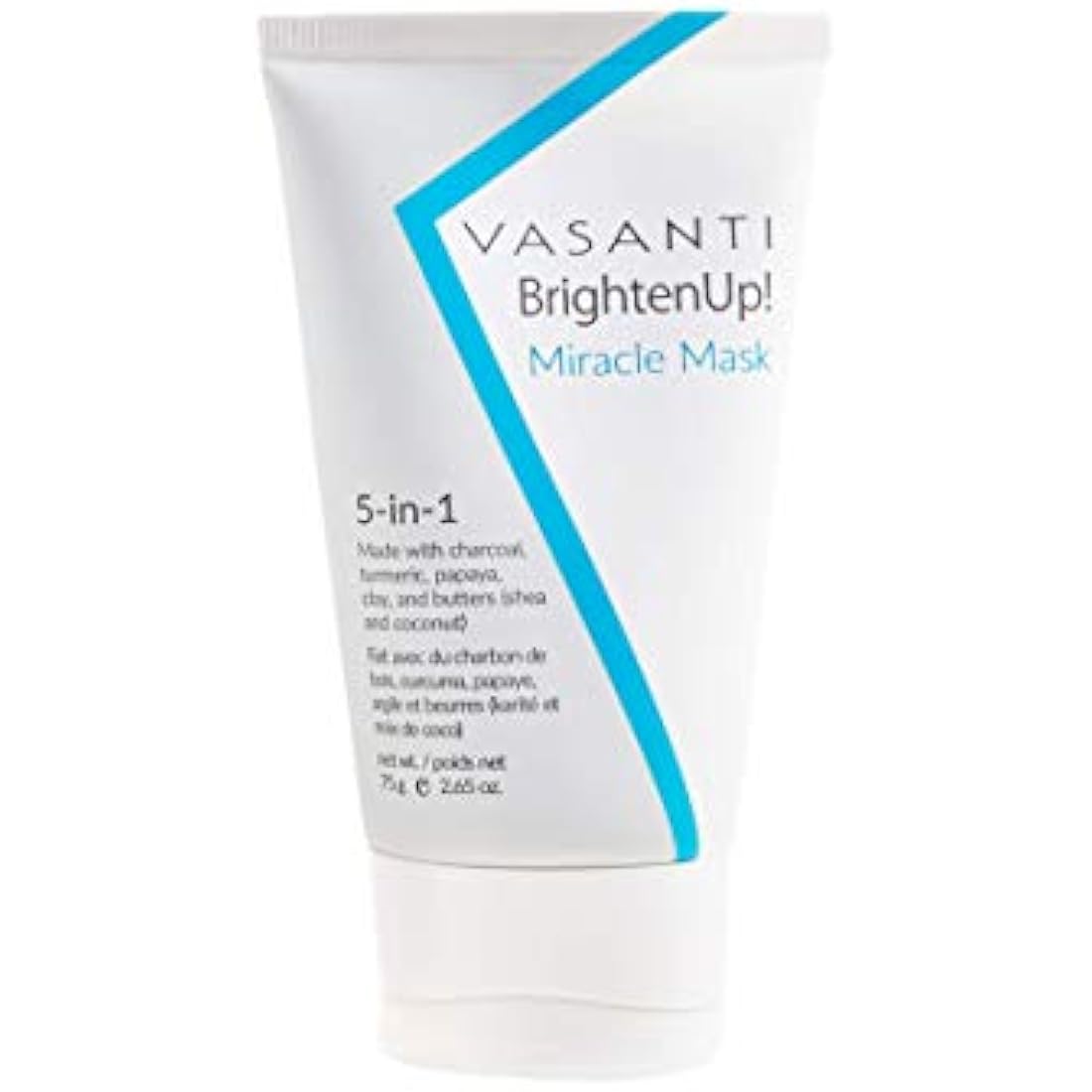 VASANTI Brighten Up! Miracle Mask - Hydrates Brightens Softens Skin Natural Paraben Free Vegan Facial Skincare