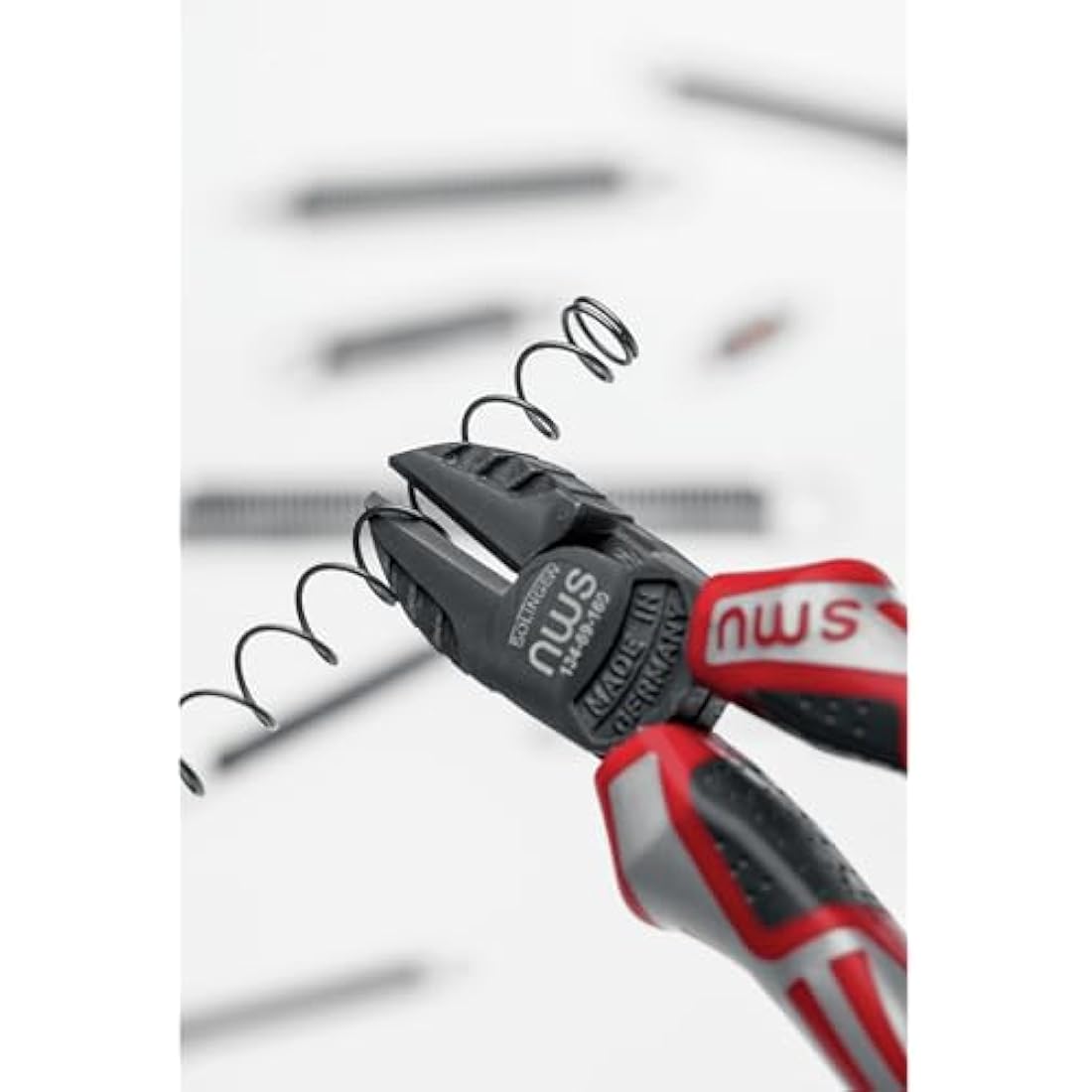 NWS 134-69-160 - Alicate Corte Diagonal Modelo sueco Serie 69 Largo 160 mm, Red, Grey