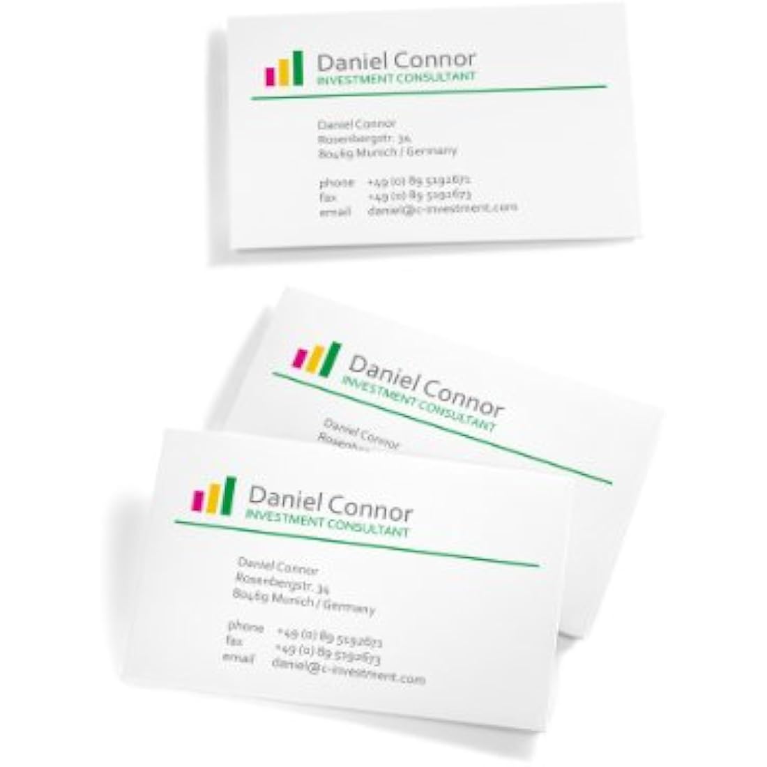 SIGEL LP801, 85x55 mm (A4), Business Cards, 3C, smooth cut all around, 250 gsm, printable, bright White, 400 Piecesequal to40 sheets