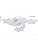 Comely LED Ceiling Light Dimmable, 30W Modern Bedroom Ceiling Lights with Remote Control, Creative Star Design White Chandelier for Living Room, Children's Room, Dining Room