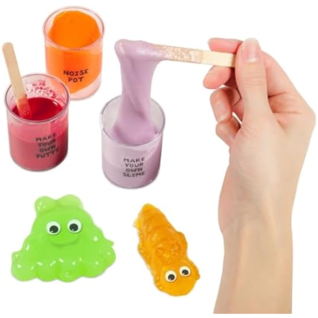 Galt Slime Lab -Explore and Discover STEM Craft and Science Set for Kids -Childrens Slime Making Kit for Boys and Girls -Includes 7 Fun Experiments, Lab Book and Step by Step Guide - Ages 5 Years Plus
