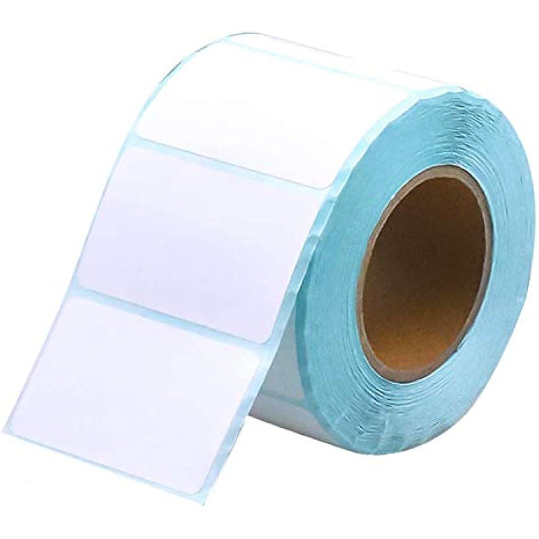 MELODYING 1000 Self Adhesive Label Sticker Address Labels Blank Roll 40mm x 20mm Office Kitchen White Food Labels for Catering Food Jars Sticky Stickers for Office Kitchen Printer