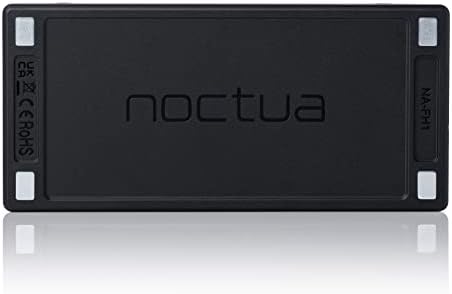 Noctua NA-FH1, 8 Channel Fan Hub for up to Eight 12V or 5V Based 4-pin PWM or 3-pin Fans (Black)