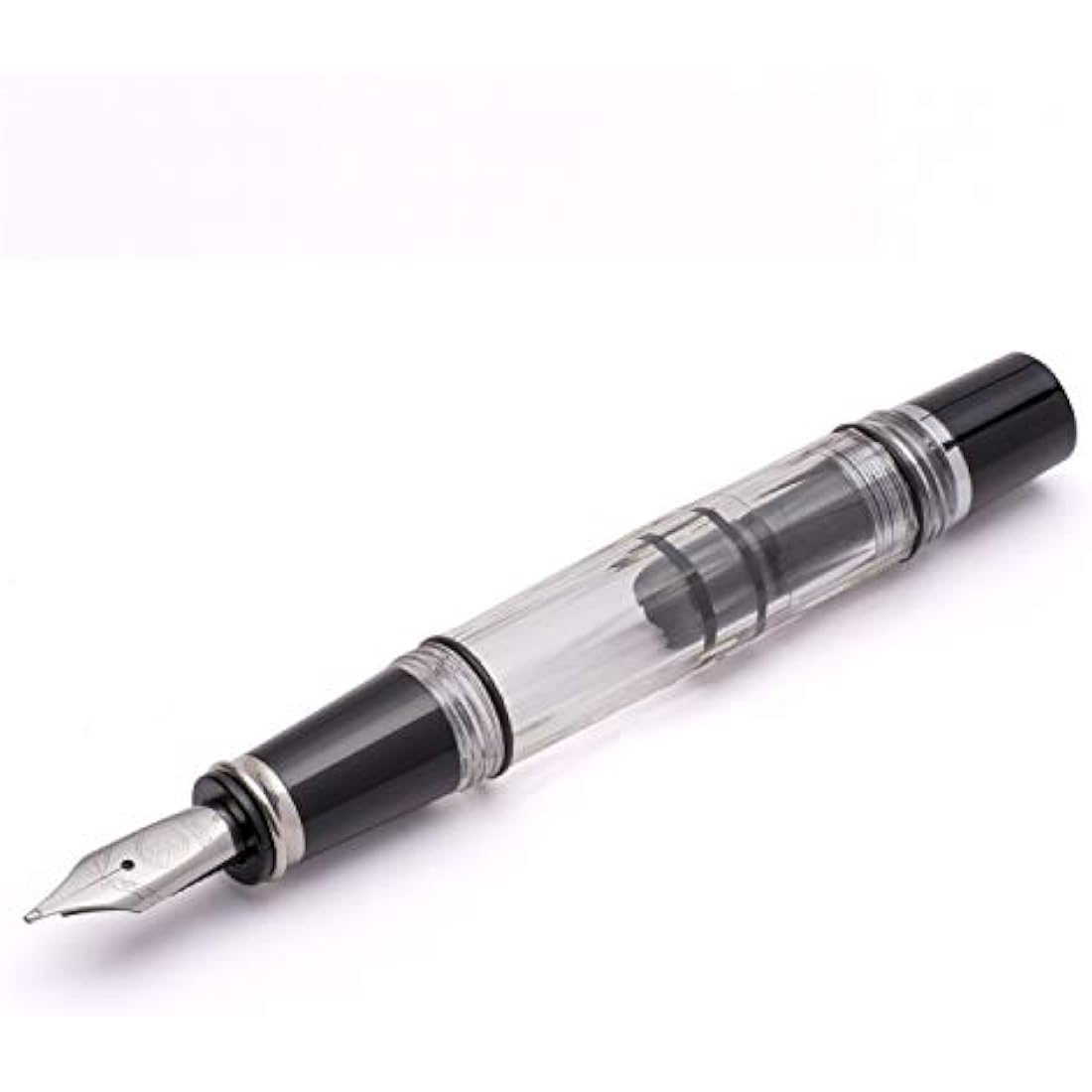 Twsbi Diamond Mini Classic Fountain Pen, Resin, Transparent, Black - M