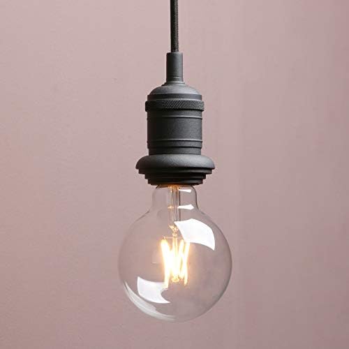 Yosoan Lighting Industrial Loft Bar Cluster 3 Pendant Light Fittings, Vintage Triple Hanging Pendant Ceiling Lights for Kitchen Island Living Room Dining Room (Black)