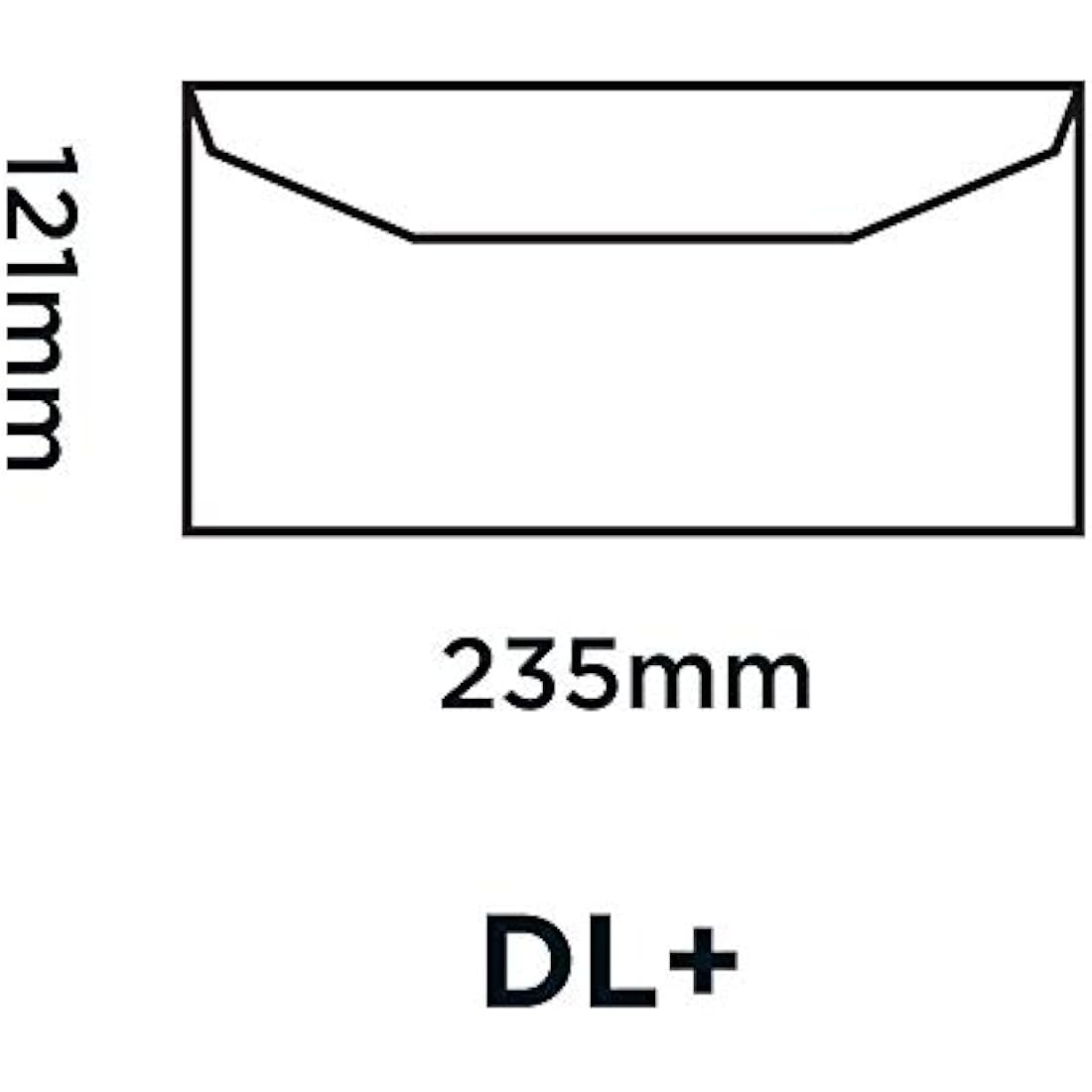 Blake Envelopes Purely Everyday 1004 Kuvertierhüllen Briefumschläge Naßklebung Manille DL+ 121 x 235 mm 80g/m² | 1000 Stück