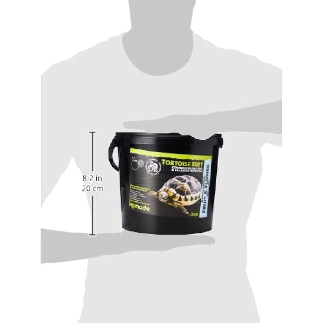 Komodo Complete Holistic Tortoise Diet Fruit and Flower 2 kg tub