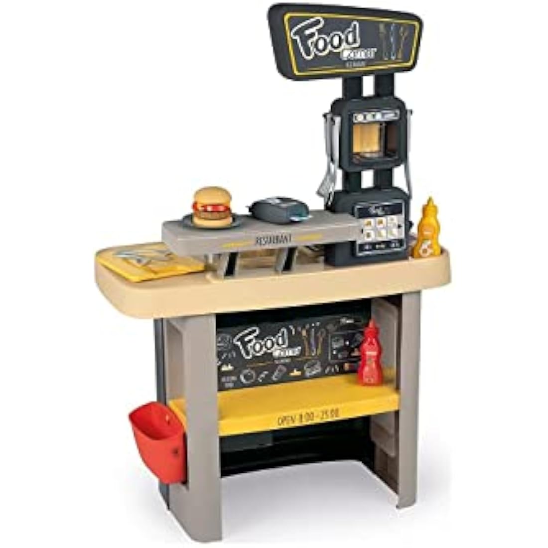 Smoby - Food Corner - Cuisine Restaurant - Jouet d'imitation avec 29 accessoires