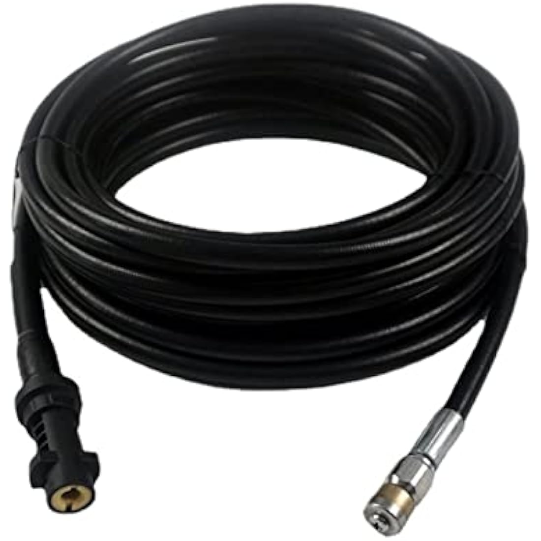 YUET 10M Pressure Washer Drain Pipe Cleaning Hose Cleaner Kit Wth Adapter, Flexible Tube Unblocker Sewer Jetter, Jet Nozzle Rotating for Karcher High Washers Replacement, Kärcher K2-K7 Series & LAVOR
