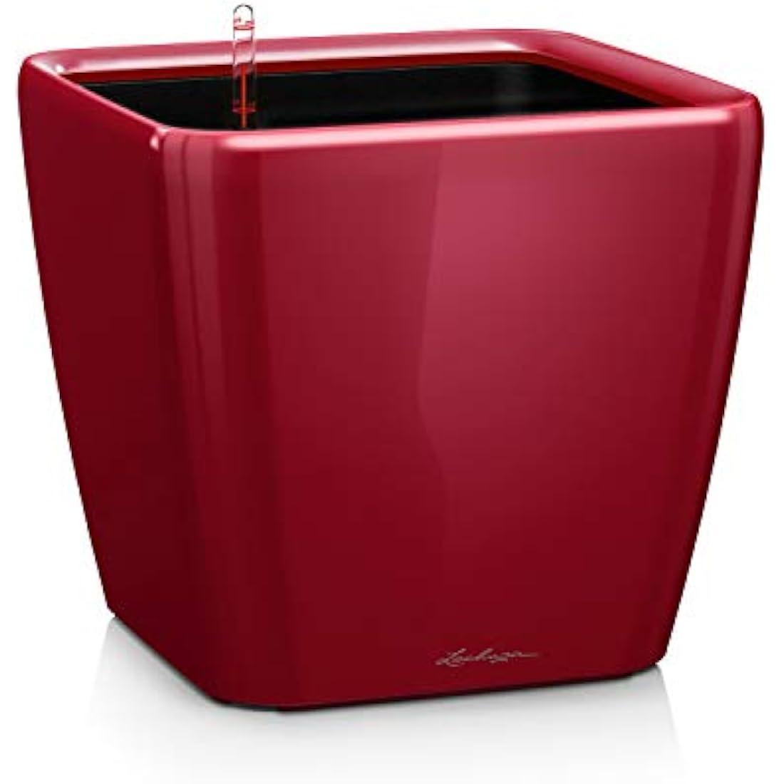 LECHUZA QUADRO Premium LS 43 scarlet red high gloss 16187