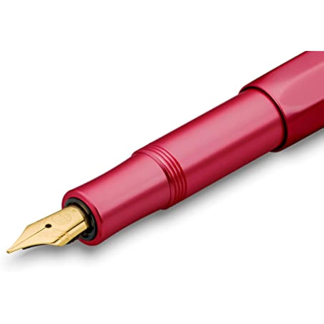 Kaweco COLLECTION Fountain Pen Ruby I Premium Reservoir Pen with Steel Nib for Ink Cartridges I Sport 13 cm I Nib: B (Broad)