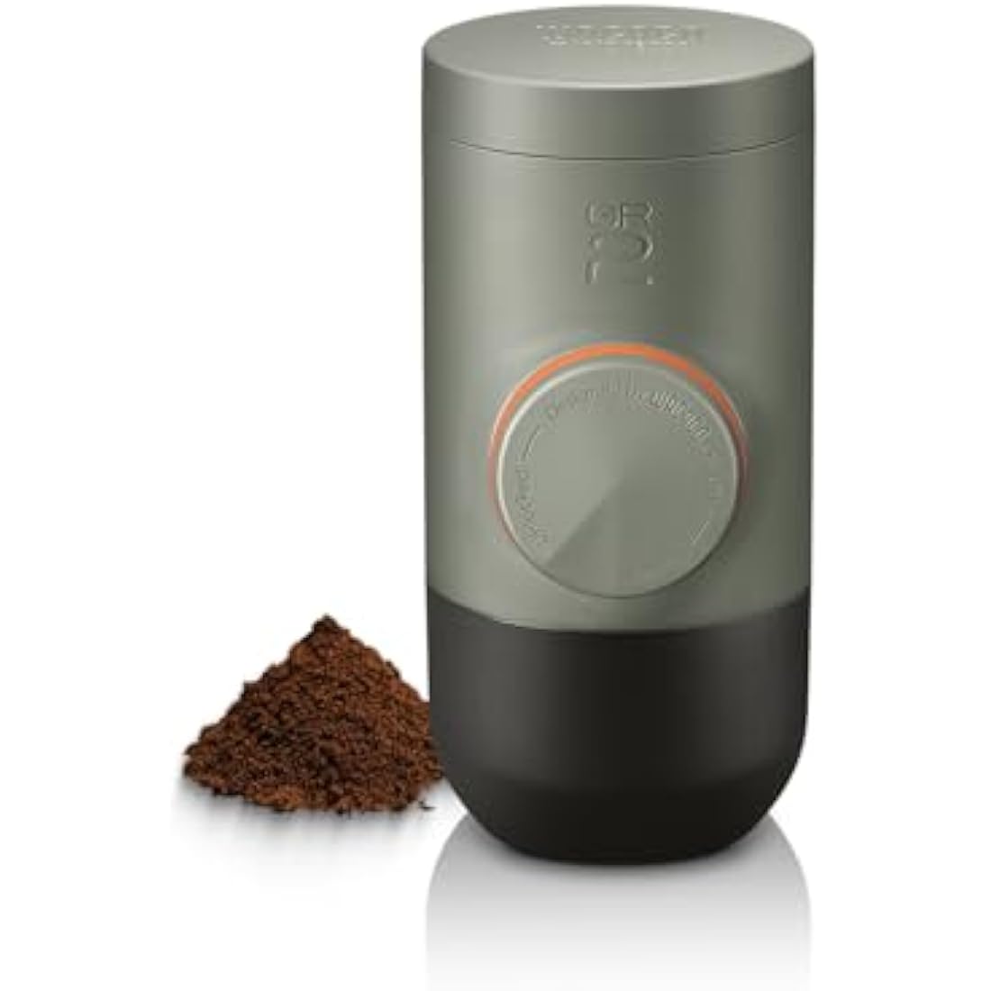 WACACO Minipresso GR2, Espresso Machine for Outdoor Compatible Ground Coffee, Portable Coffee Maker 18 Bar Manually Operated, Espresso Maker On The Go, Ultra-Small For Travel Camping Car Fishing