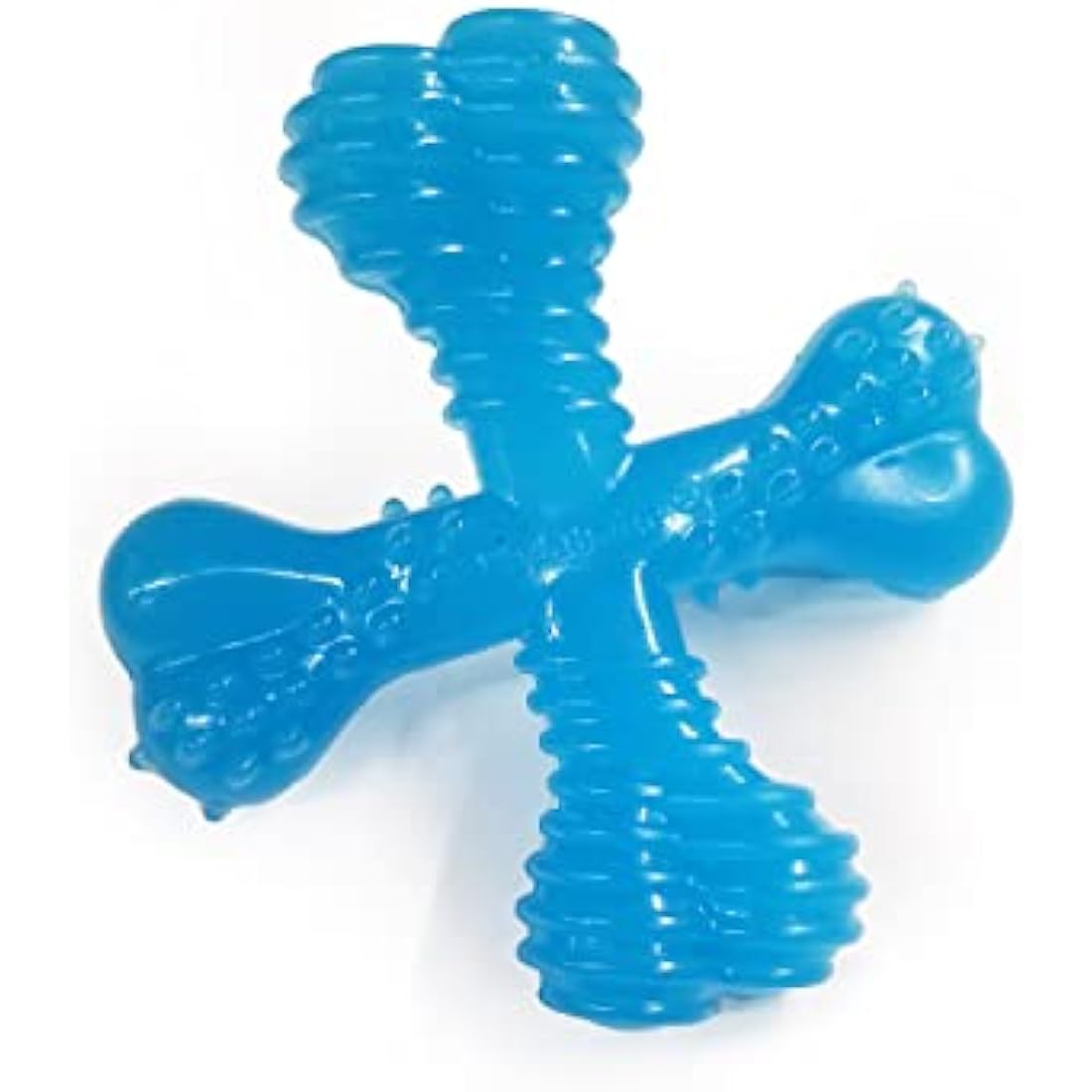 Nylabone Gentle Puppy Dog Teething X Bone Dental Chew Toy, Beef Flavour, Extra Small, for Puppies Up to 7 kg