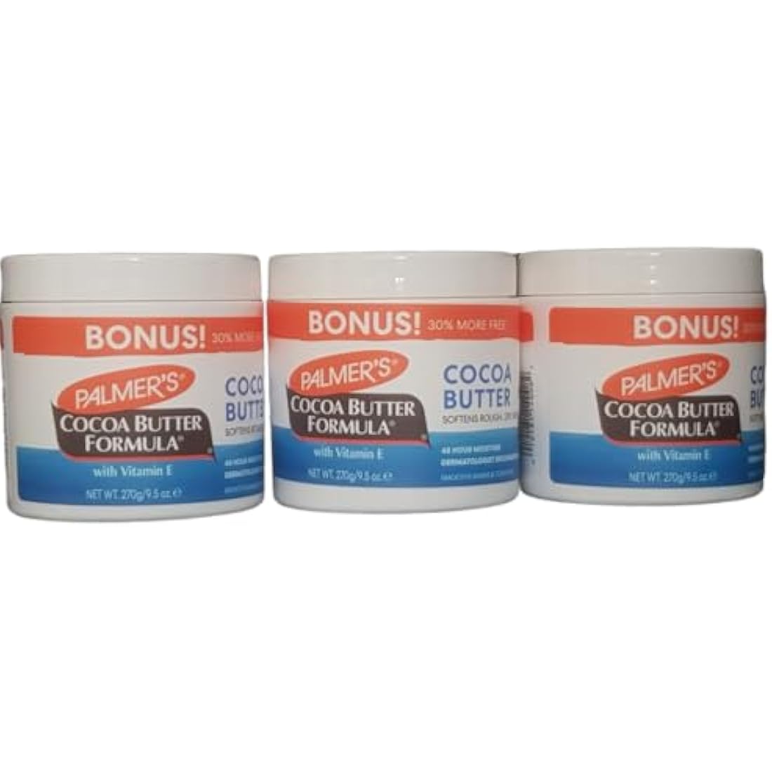 PALMERS COCOA BUTTER CREAM FORMULA 270g x 3