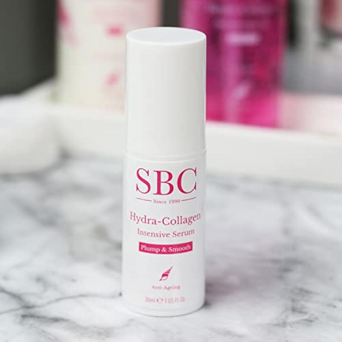 SBC Skincare Hydra-Collagen Intensive Serum - 30ml | Anti-Ageing Serum | Intensive Serum For Mature, Sensitive Or Dry Skin | Gluten Free