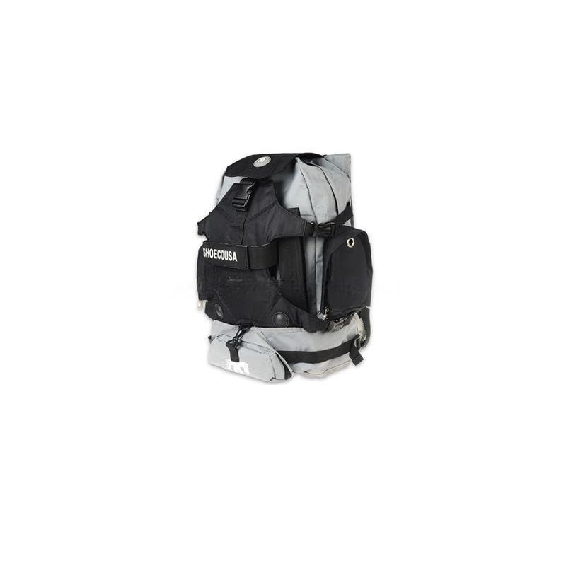 zalati Inline Skates Backpack Roller Skate Shoes Carrying Bag for Storage Easy to Carry Outdoor Sports - Black, L