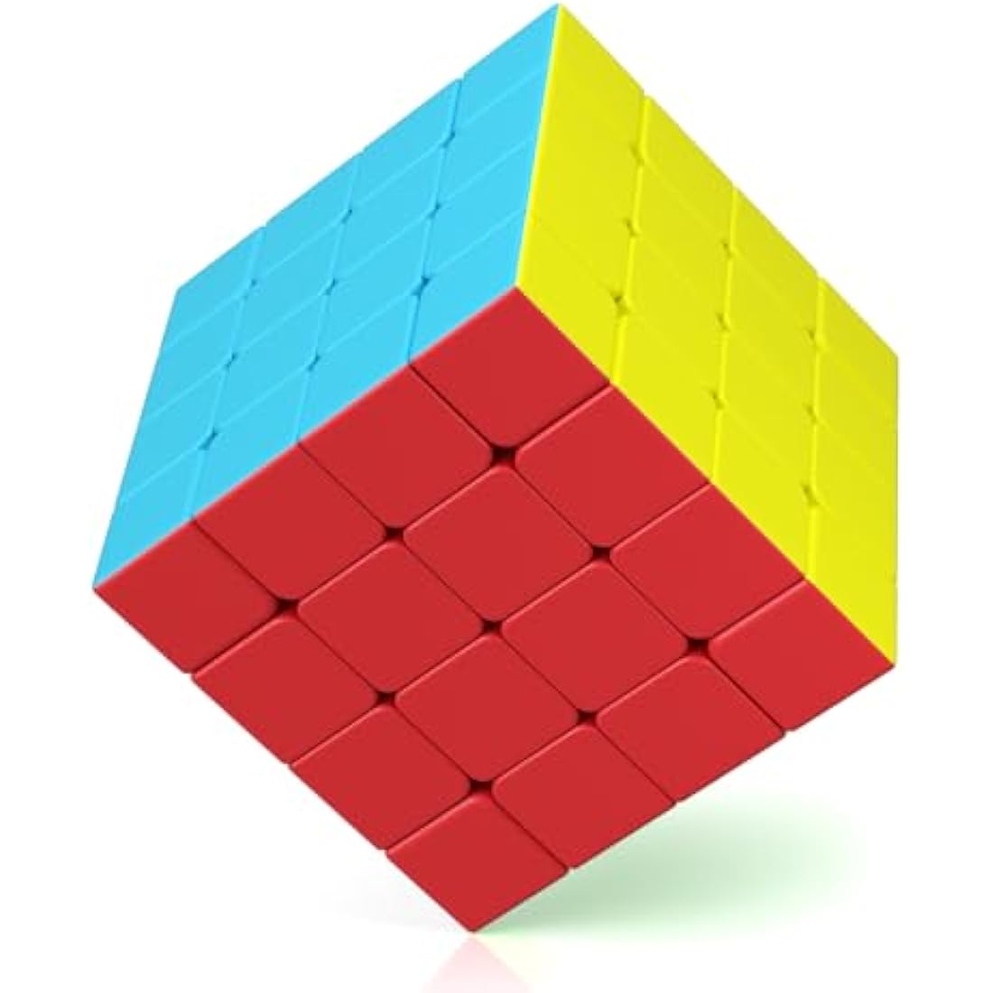 ROXENDA Speed Cube - Fast Smooth Turning Solid Durable & Stickerless Frosted, Best 3D Puzzle Magic Cube Toy - Turns Quicker than Original for kids Gift & Adult & Children(4x4x4 Cube)