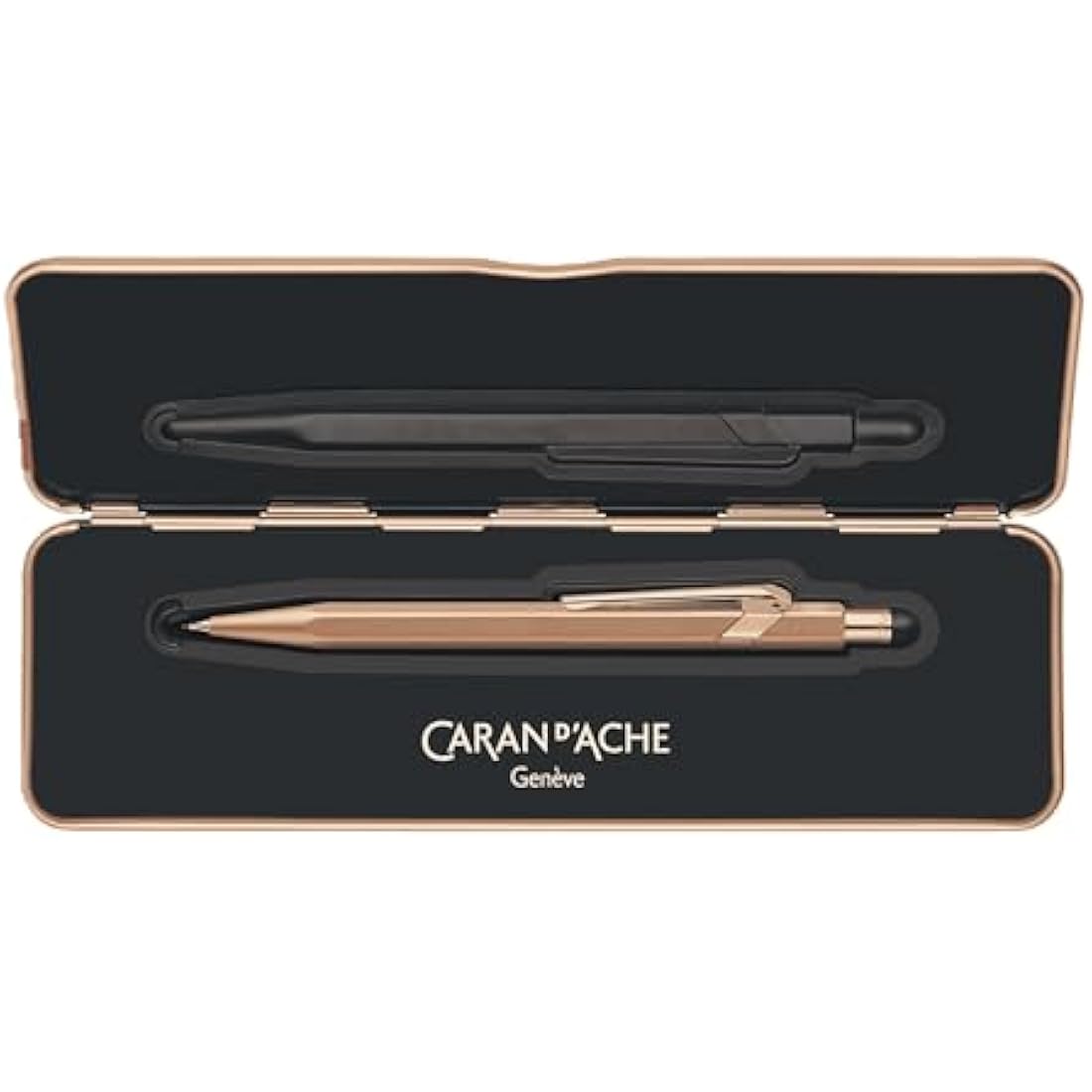 Caran d'Ache 844 Mechanical Pencil 0.7MM - Brut Rosé in Slimpack Case, Pink, One Size