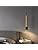 ouglres Black Light Fittings,Cylinder Pendant Light with Metal&Vintage Wood,Height Adjustable,Modern Tube Ceiling Lights,Stylish Hanging Light for Kitchen,Dining Table,Bedroom Nightstand,Gu10,1pack