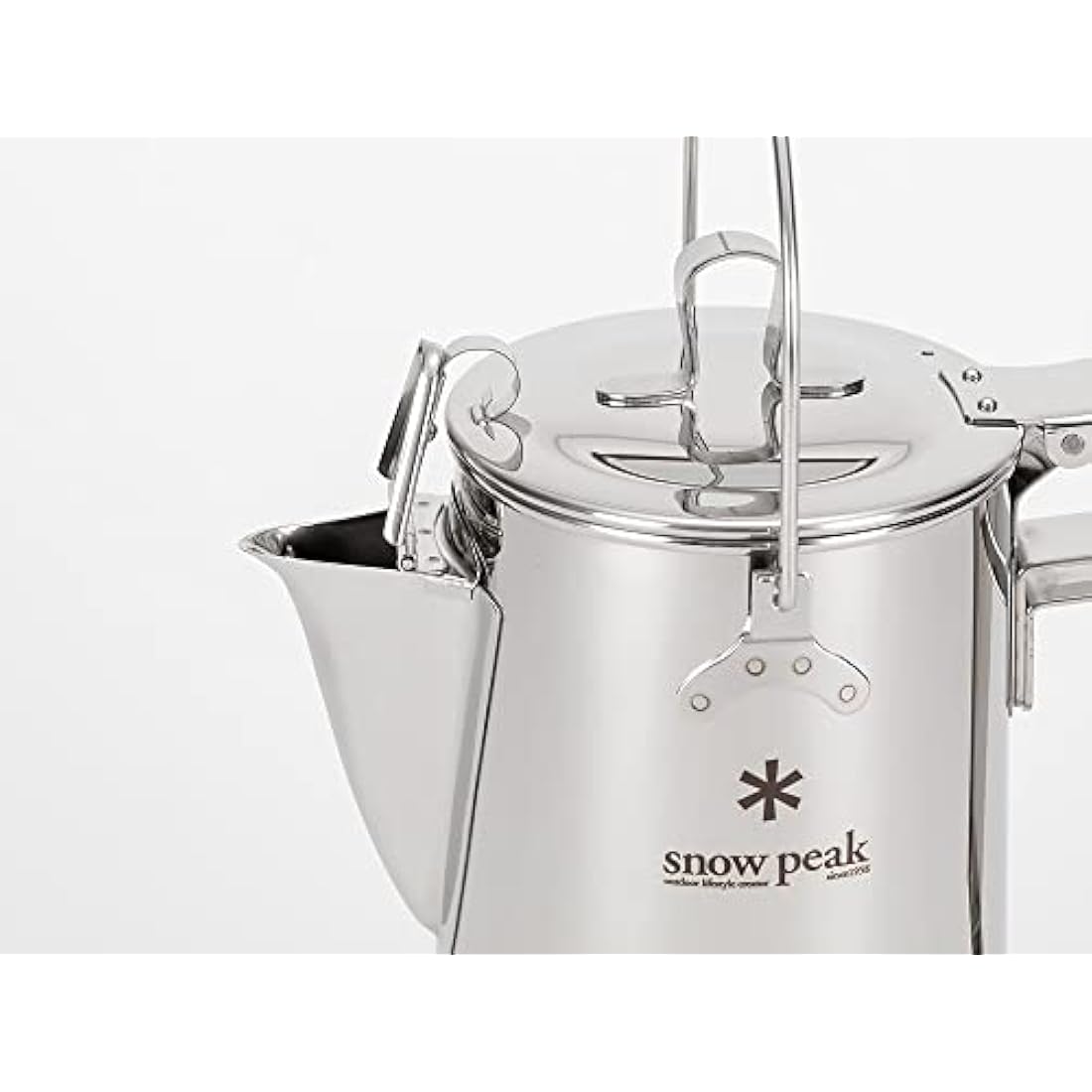 Snow Peak CS-270 Kettle, Stainless Steel, 1.8 liters