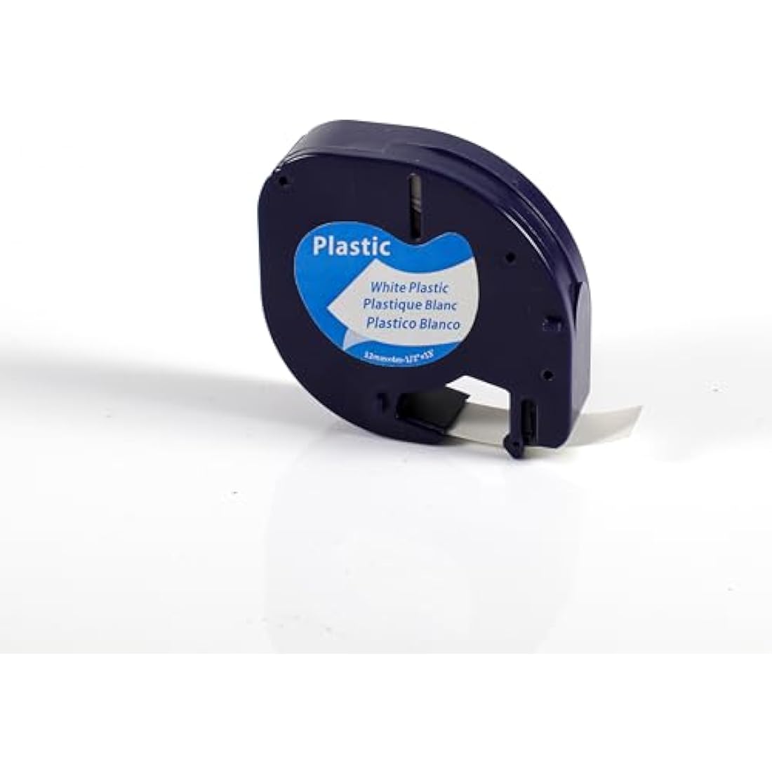 6X MarkField Compatibl with Dymo Letratag Tape 12 mm x 4 m, Black Print on White, Compatibl with Dymo Letratag Refills Labels for LT-100H LT-100T LT-110T QX50 XR 200B Plus