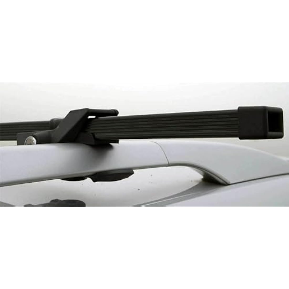 Summit SUM-001 Roof Bar to Fit Cars with Running Rails, Black Steel