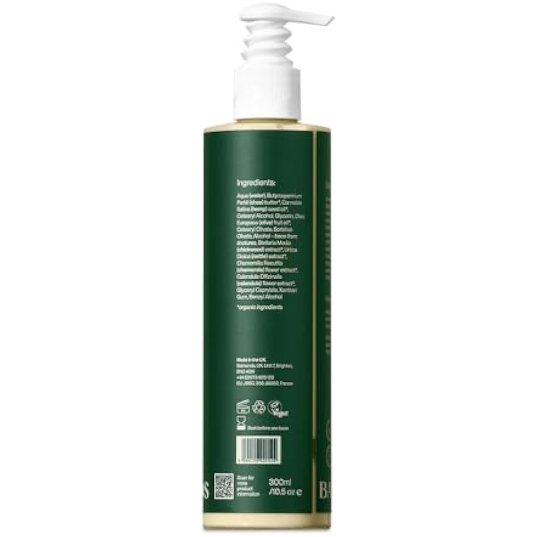 Balmonds Daily Moisturising Cream 300ml - Moisturiser for Dry or Sensitive Skin. Natural Emollient Cream for Face, Body and Hands