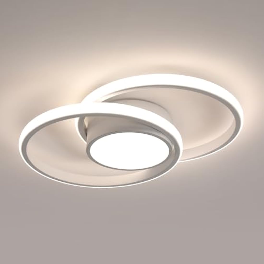 Comely LED Ceiling Lights, 39W Lighting Fixture, Dia 40cm Round Modern Design Ceiling Lighting for Hallway Balcony Bedroom Corridor, Natural Light 4500K