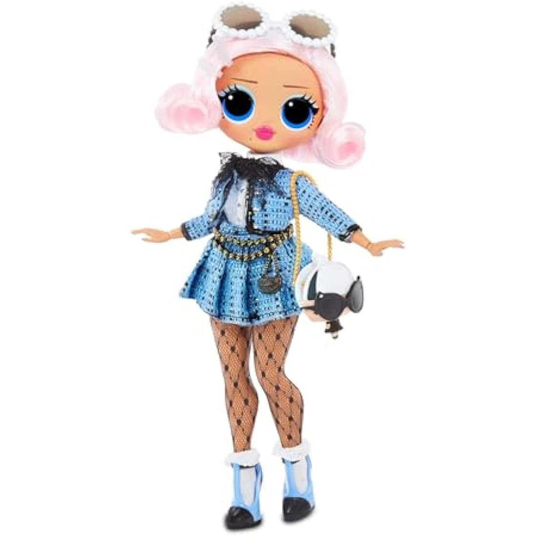 LOL Surprise OMG Uptown Girl Fashion Doll for Kids - 20 Surprises - Styled Hair & Chic Fashion - For Ages 4 Years & Up - Includes Shoes, Shoebox, Accessories, Hatbox, Purse, Hairbrush & More