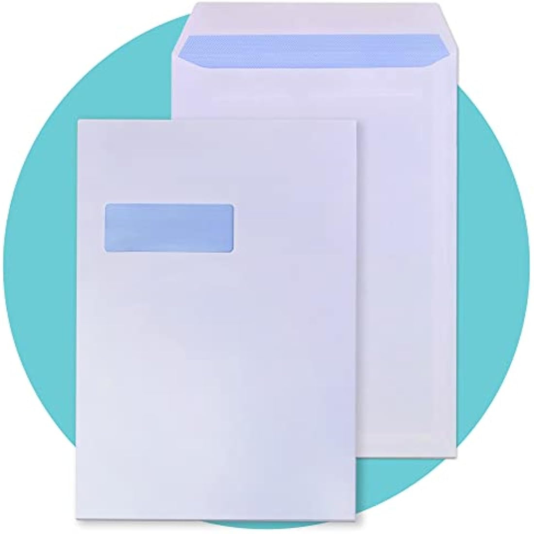 Triplast 50 x C4 Window Self Seal Security Envelopes (Size: 324x229mm) | Address Window, Self Sealing & Printer Safe Mailing Paper Envelopes | Ideal for Everyday Home, Office & Commercial Use