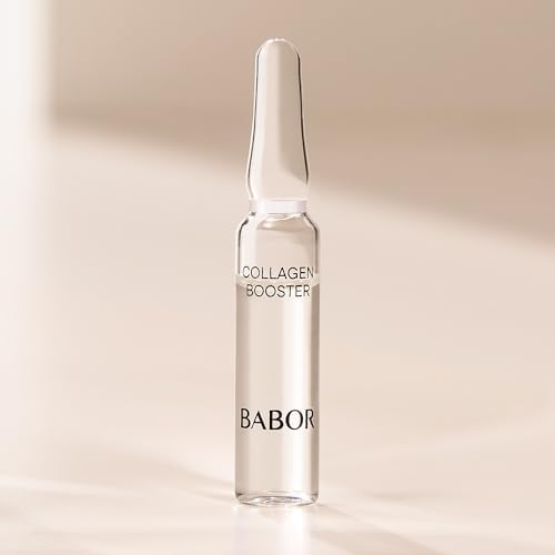 BABOR Collagen Booster Anti-Aging Serum Ampoules for the Face, with Tripeptides for Increased Elasticity and Smoothness, Vegan Formula, 7 x 2 ml Concentrated Ampoules