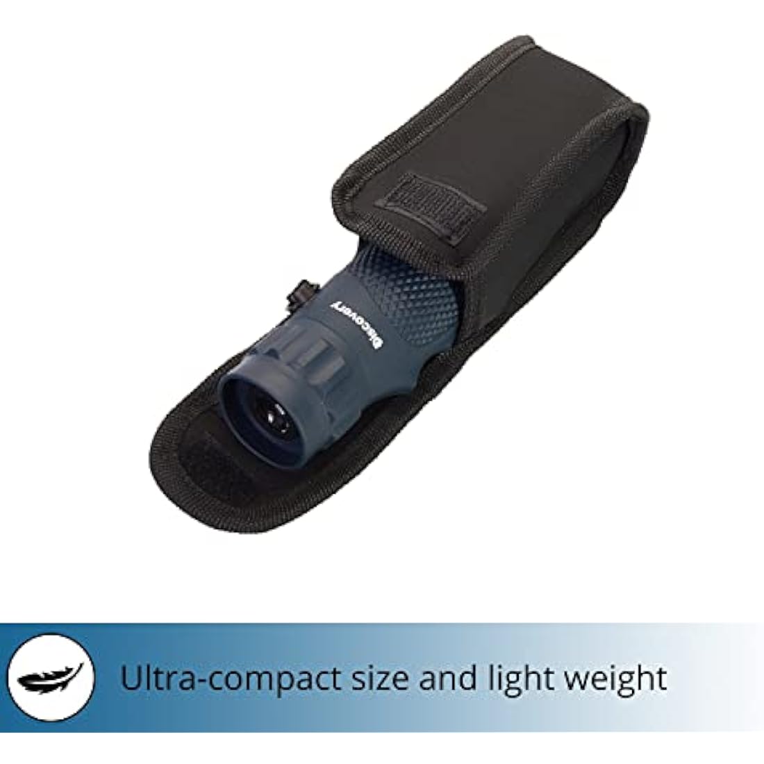 DISCOVERY Gator 10x25 Pocket-size Travel Monocular for Observing Wildlife, Sightseeing, Hiking, Concerts and Sports Events