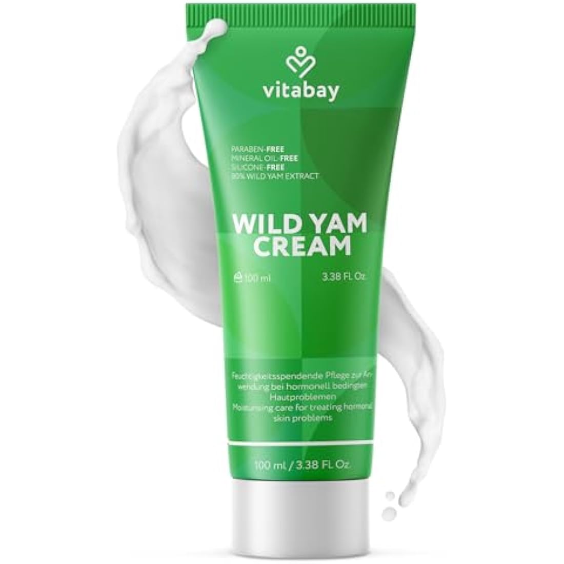 Wild Yams Cream extra strong 100ml - 80% yam root extract - 64% diosgenin - for hormone fluctuations