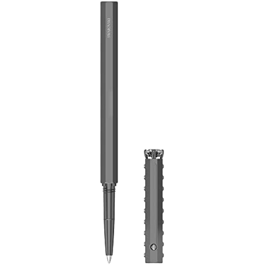 Swarovski Millenia Ballpoint Pen, Black Lacquered Casing with White Crystals from the Millenia Collection