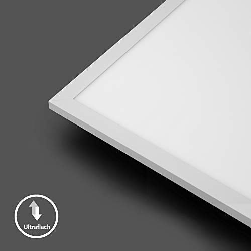 IMPTS LED Panel Ceiling Light Warm White 40 x 40 cm Ultra Flat Square Ceiling Light Ceiling Light 24 W s 150 W Bulb 1950 Lumens Ideal for Bedroom