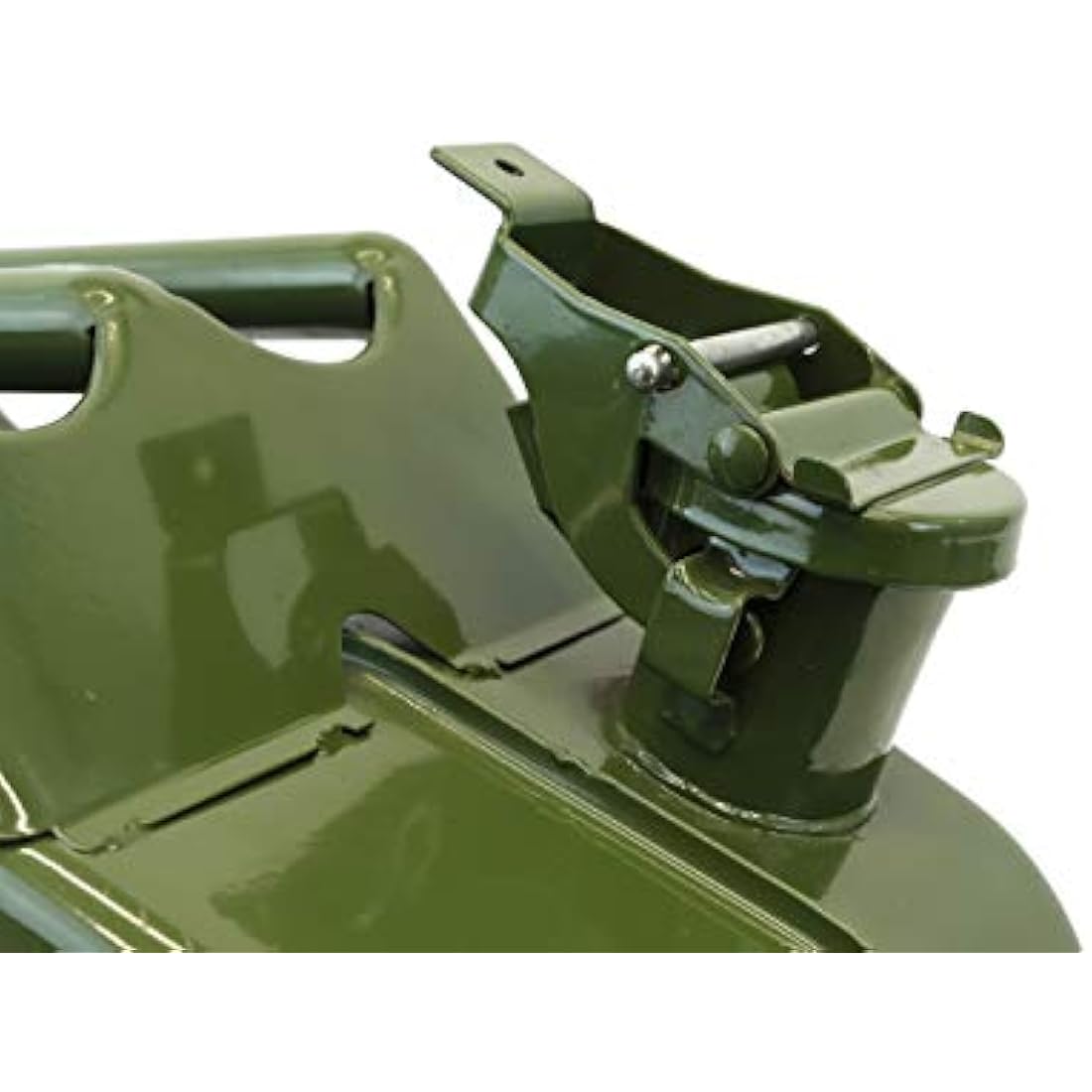 Streetwize - 20L Metal Jerry Can, Green - Fuel Storage, Petrol Can, Diesel Can, Water Storage Container (SWJC20)