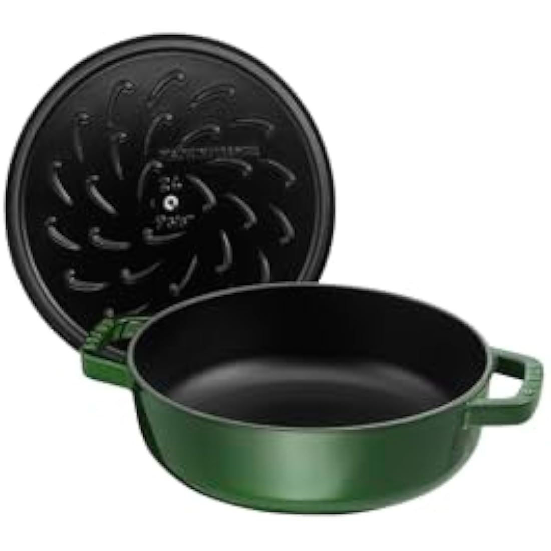 STAUB 40511-478-0 Cast Iron Chistera 28 cm Basil Green