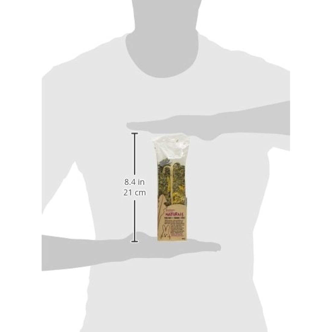 Rosewood Naturals Sunflower & Chamomile Sticks, Small Animal Treat for Rabbits, Guinea Pigs, Chinchillas, Degus, Hamsters, Gerbils, Mice and Rats, 140g