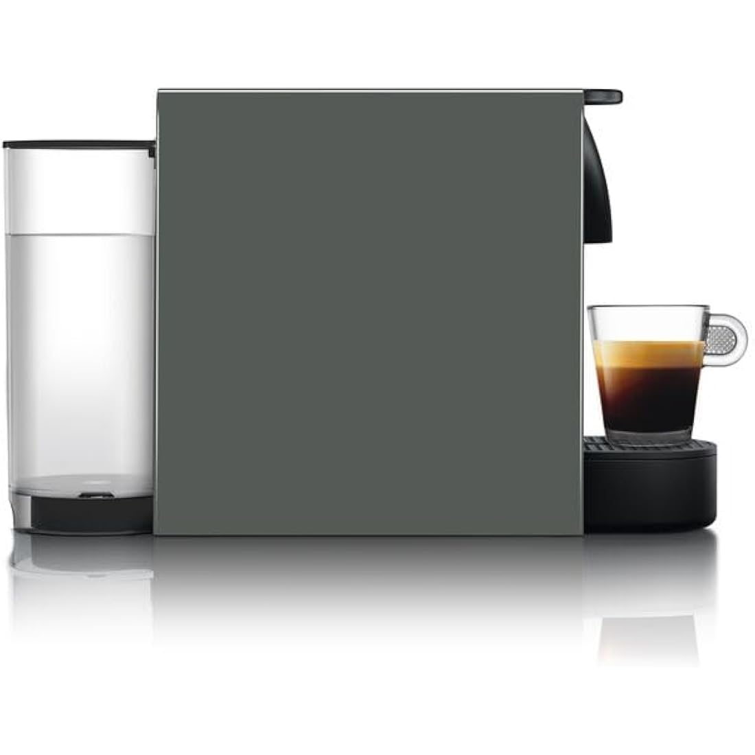 Nespresso Krups XN110BRD Essenza mini coffee capsule machine | 0.6 L | 19 bar | energy saving mode | grey | energy class A